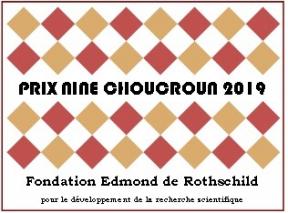 Prix Nine Choucroun FondationEDR 2019